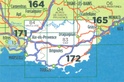 Wegenkaart - Landkaart 172 fietskaart Toulon -  Draguignan - Provence | IGN