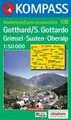 Kompass wandelkaart 108 Gotthard Grimsel Susten Furka Oberalp