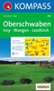 Kompass wandelkaart 187 Oberschwaben Isny-Wangen