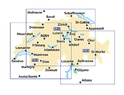 Landkaart  - wegenkaart 553 Zuidoost  Zwitserland | Michelin