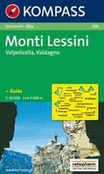 Wandelkaart 100 Monti Lessini-Valpolicella-Valdegna | Kompass