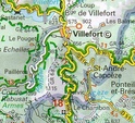 Landkaart - wegenkaart - fietskaart 118 Zoom Quercy Perigord Dordogne | Michelin