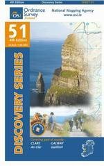 Wandelkaart Ierland 51 Clare, Galway discovery | Ordnance Survey