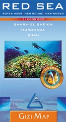 Wegenkaart  - landkaart Red Sea Rode Zee (Sharm el Sheikh, Hurghada, Sinai ) | Gizi Map