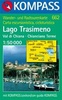 Wandelkaart fietskaart 662 Lago Trassimeno Val di Chiana, Chianciano Terme - Toscane - Umbrië | Kompass
