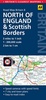 08 Wegenkaart - Road Map Britain 8 North of England & Scottish Borders (noord Engeland - grens Schotland) | AA Publishing