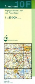 Topografische kaart / Wandelkaart 10F Mantgum