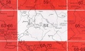 Topografische kaart 64 Bertrix  1:50.000 Wandelkaart Belgie