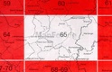 Topografische kaart 65 Bastogne 1:50.000 Wandelkaart Belgie