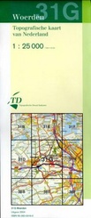 Topografische kaart / Wandelkaart 31G Woerden