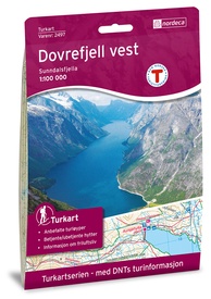 Wandelkaart 2497 Turkart Dovrefjell Vest | Nordeca