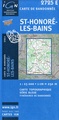 Wandelkaart 2725 E - 2725E St-Honore-Les-Bains  topografische kaart| IGN Bleue