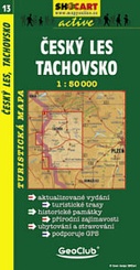 Shocart 13 ČESKÝ LES, TACHOVSKO - Oberpfälzer Wald - Tachau   / Wandelkaart Tsjechie