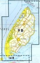 Topografische kaart / Wandelkaart 9B Texel