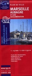 Stadsplattegrond - landkaart Marseille - Aubagne | IGN