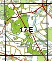 Topografische kaart / Wandelkaart 17E Schoonoord