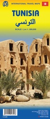 Wegenkaart landkaart Libya - Tunisia / Libië - Tunesië | ITMB