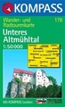Kompass wandelkaart 178 Unteres Altmühltal