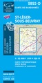 Wandelkaart 2825O - 2825 O St Leger Sous Beuvray topografische kaart | IGN Bleue