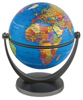 Wereldbol - (globe 33) Globe Politiek 10 cm.blauw | Stella Nova