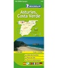 Fietskaart - wegenkaart Asturias Costa Verde | Michelin 142
