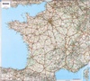 Wandkaart Frankrijk - France Carte Plastificee | Michelin 721