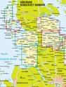 Overzicht Kompass wandelkaarten Noordzeekust