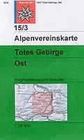 Alpenvereinskarte 15/3 Totes Gebirge, östl. Blatt - wandelkaart Oostenrijk