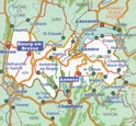 Wegenkaart - landkaart - autokaart 328 Ain - Haute Savoie (Franse Alpen) | Michelin Local