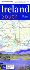 Wegenkaart - Landkaart Ireland South ( Ierland ) | Ordnance Survey