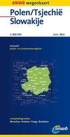 Wegenkaart Polen - Tsjechië, Slowakije | ANWB