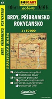 Shocart 17 BRDY, PŘÍBRAMSKO, ROKYCANSKO - Brdy - Pribram - Rokytzan  / Wandelkaart Tsjechie