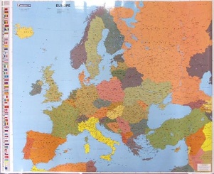 Wandkaart (54) Europa Europe politiek | Michelin