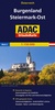 Landkaart - wegenkaart 2 UrlaubsKarte Österreich Blatt 2: Burgenland, Steiermark-Ost - Oostenrijk | ADAC