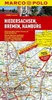 Wegenkaart - Landkaart Niedersachsen Bremen Hamburg MP D3 | Marco Polo