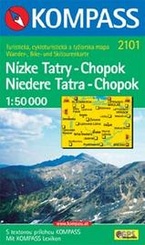 Kompass wandelkaart 2101 Nízke Tatry-Chopok-Niedere Tatra / Lage Tatra