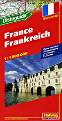 Wegenkaart - Autokaart - Landkaart  Frankrijk | Hallwag