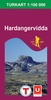 Wandelkaart 2214 Hardangervidda ost / vest, kaartenset oost en west, topografische kaart Turkart Noorwegen | Statens - Ugland IT
