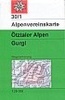 Alpenvereinskarte 30/1 Ötztaler Alpen, Gurgl - wandelkaart Oostenrijk