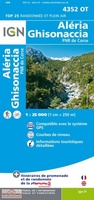 wandelkaart 4352OT - 4352 OT Vezzani, Ghisonaccia, Aleria, PNR de la Corse , topografische kaart Corsica | IGN