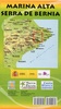 Wandelkaart Marina Alta Serra de Bernia | Editorial Piolet