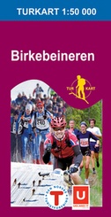 Wandelkaart 2493 Birkebeineren Lillehammer - Hamar, topografische kaart - turkart Noorwegen | Statens - Ugland IT