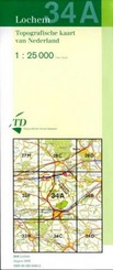 Topografische kaart / Wandelkaart 34A Lochem