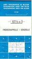 Topografische kaart Belgie NGI 57 / 3-4 Froidchapelle - Senzeille (1:25.000) - wandelkaart