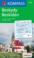 Wandelkaart  WK 2089 Beskiden / Beskydy | Kompass