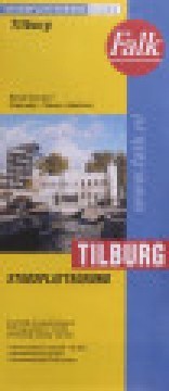 Stadsplattegrond wegenkaart Tilburg | Falk |
