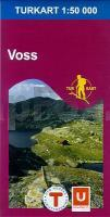 Wandelkaart 2202 Voss Noorwegen | Turkart Ugland |