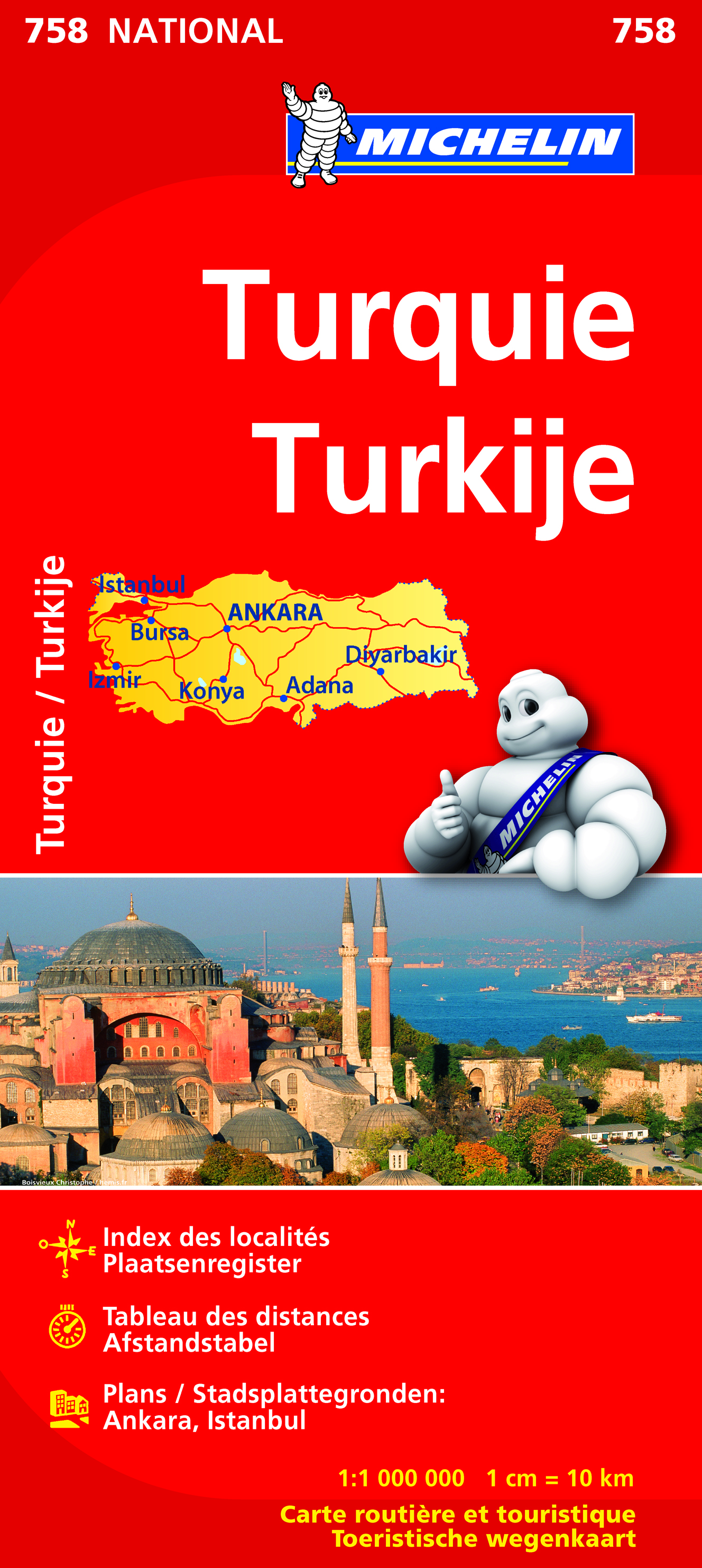 758 Wegenkaart landkaart Turkije | Michelin |