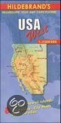 Landkaart wegenkaart USA the West | Hildebrand |
