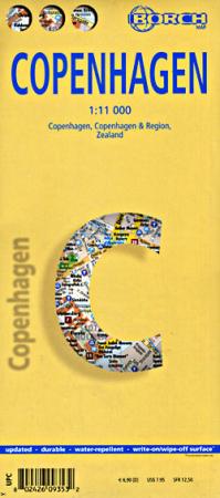 Stadsplattegrond Kopenhagen Copenhagen | Borch |